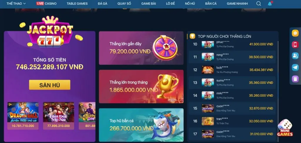 Slot game tại Mayclub Casino
